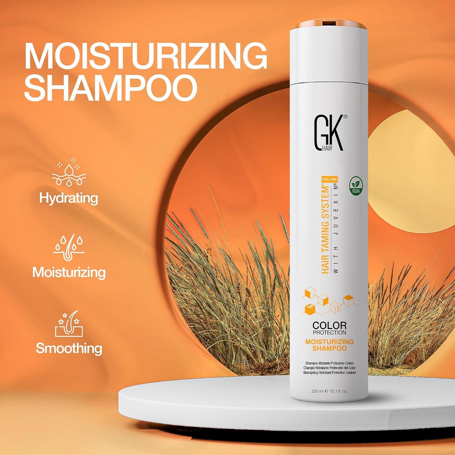 image:imageGK HAIR Moisturizing Shampoo for Color Treated Hair Sulfate amp Paraben Free Keratin Shampoo for Dry Damaged amp Frizzy Hair Hydrating Color Protection Formula 101 Fl Oz101 Fl Oz