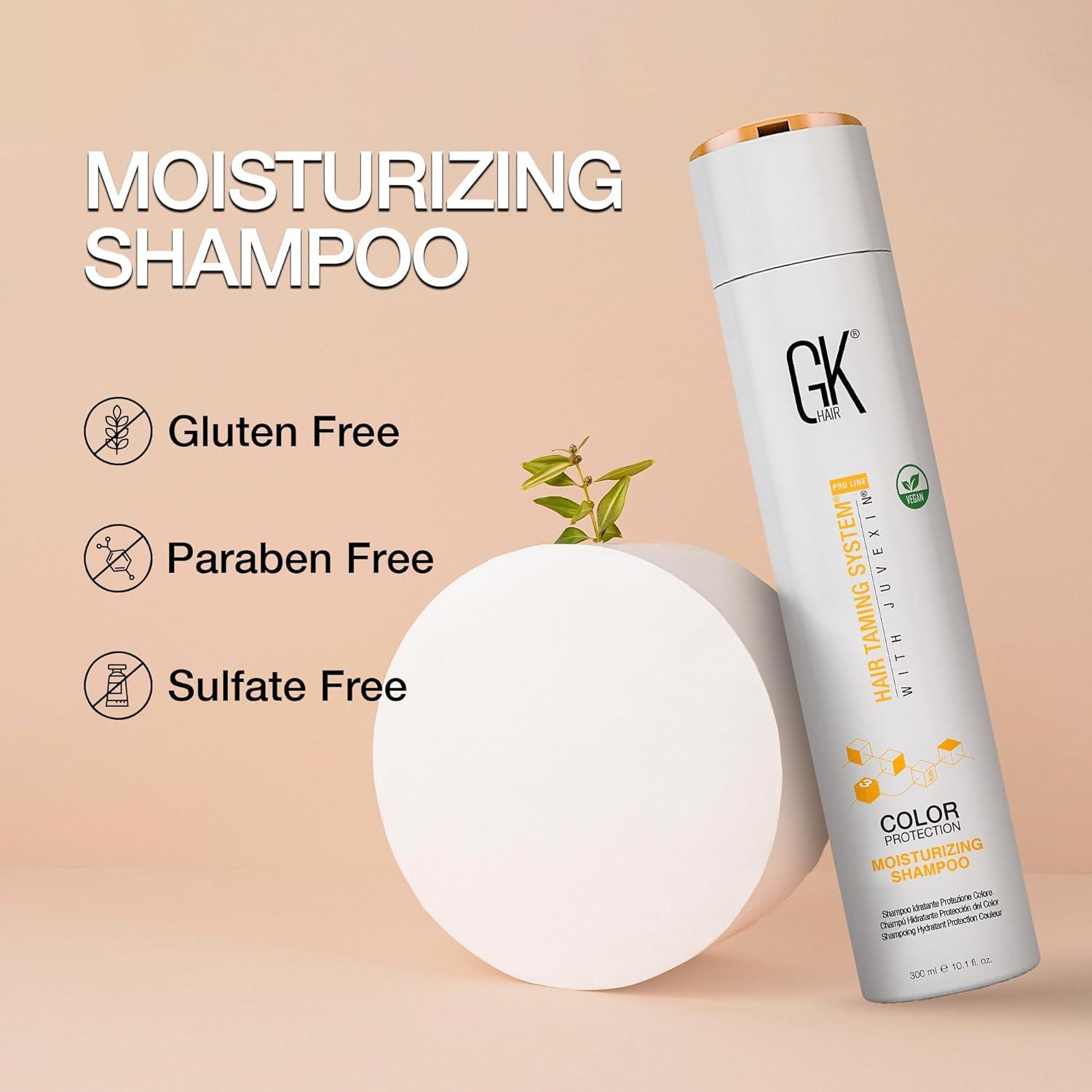 image:imageGK HAIR Moisturizing Shampoo for Color Treated Hair Sulfate amp Paraben Free Keratin Shampoo for Dry Damaged amp Frizzy Hair Hydrating Color Protection Formula 101 Fl Oz101 Fl Oz