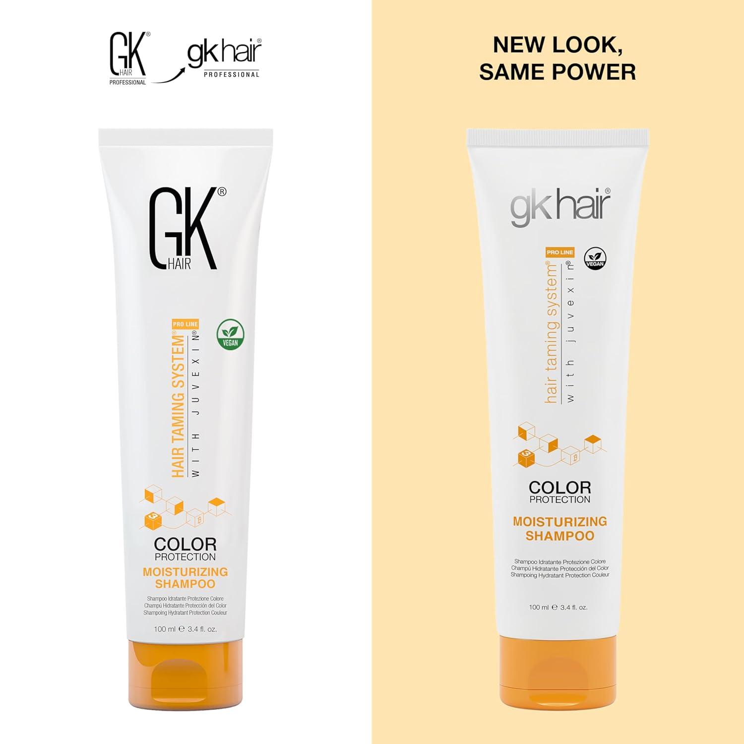 image:imageGK HAIR Moisturizing Shampoo for Color Treated Hair Sulfate amp Paraben Free Keratin Shampoo for Dry Damaged amp Frizzy Hair Hydrating Color Protection Formula 101 Fl Oz34 Fl Oz