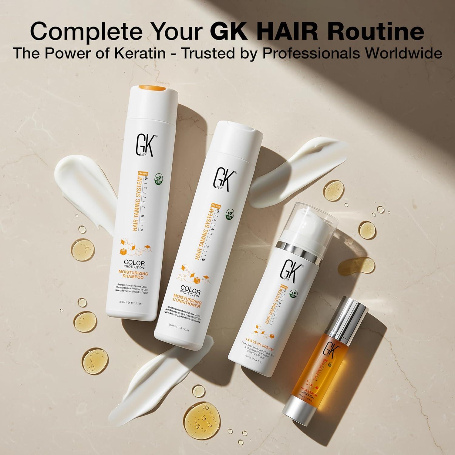 image:imageGK HAIR Oil Argan Oil Hair Serum For Frizzy And Damaged Hair Perfect For KeratinFrizzy Curly Dry amp Damaged endsAdds Shine and SmoothsParabenPhthalate and Sulfate Free 34 oz169 Fl Oz 50ml