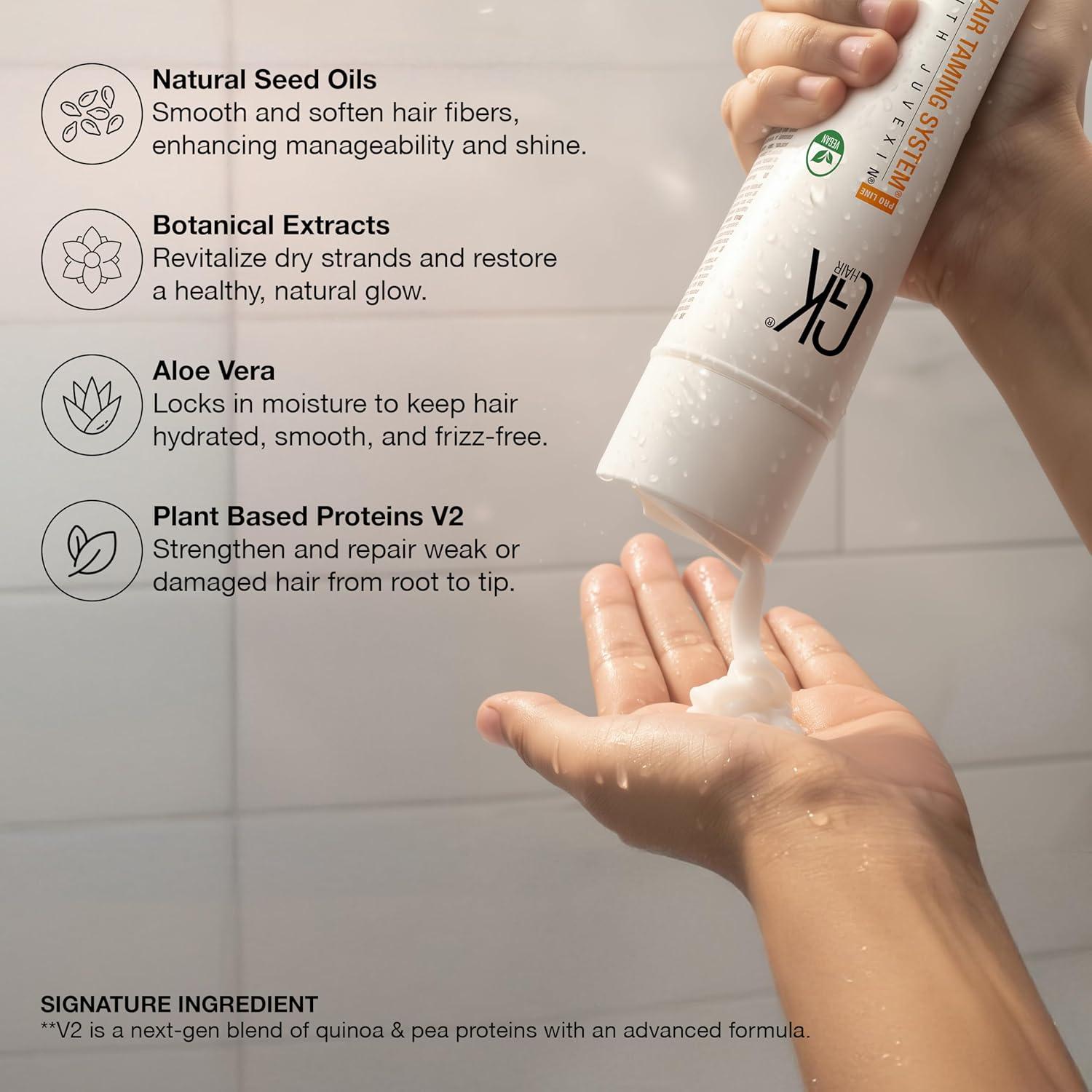 image:imageGK HAIR Travel Size Shampoo Conditioner set Curly Hair Shampoo amp Conditioner For Color Protection Made with Aloe vera Parki Butter Free of Parabens Phthalates Sulfate Free 34 Fl Oz101 Fl Oz
