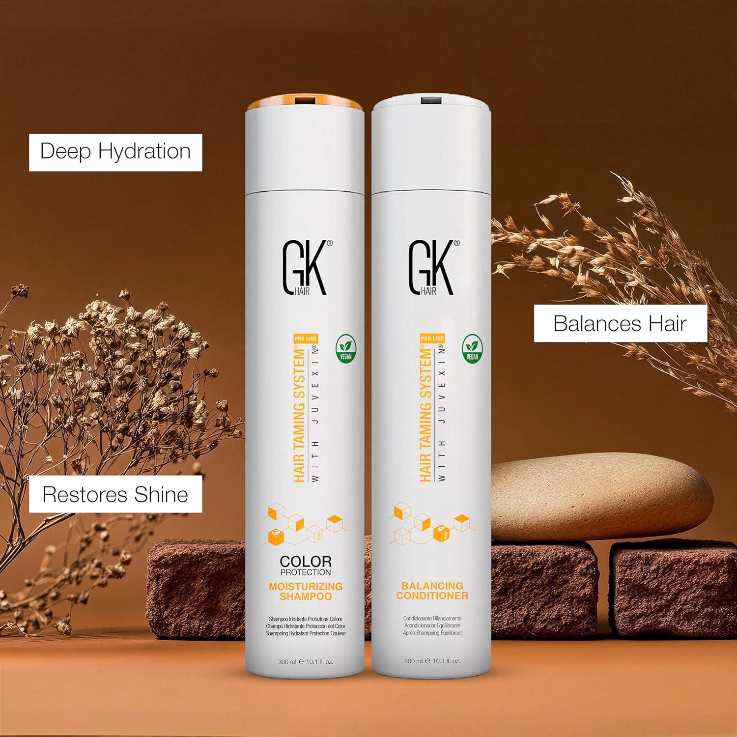 image:imageGK HAIR Travel Size Shampoo Conditioner set Curly Hair Shampoo amp Conditioner For Color Protection Made with Aloe vera Parki Butter Free of Parabens Phthalates Sulfate Free 34 Fl OzNWUYPN
