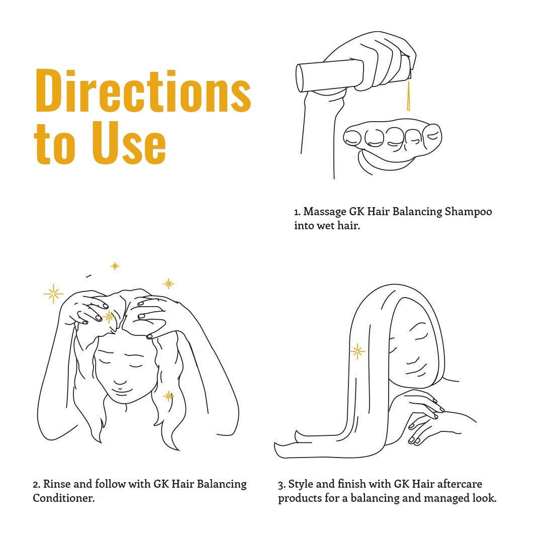 image:imageGK HAIRGlobal Keratin Balancing Conditioner For Dry Damaged Oily and Color Treated Hair And Global Keratin Shield Shampoo 650ml22oz Color Protection Deep Cleansing for Dry Dull Hair Sulfate Free