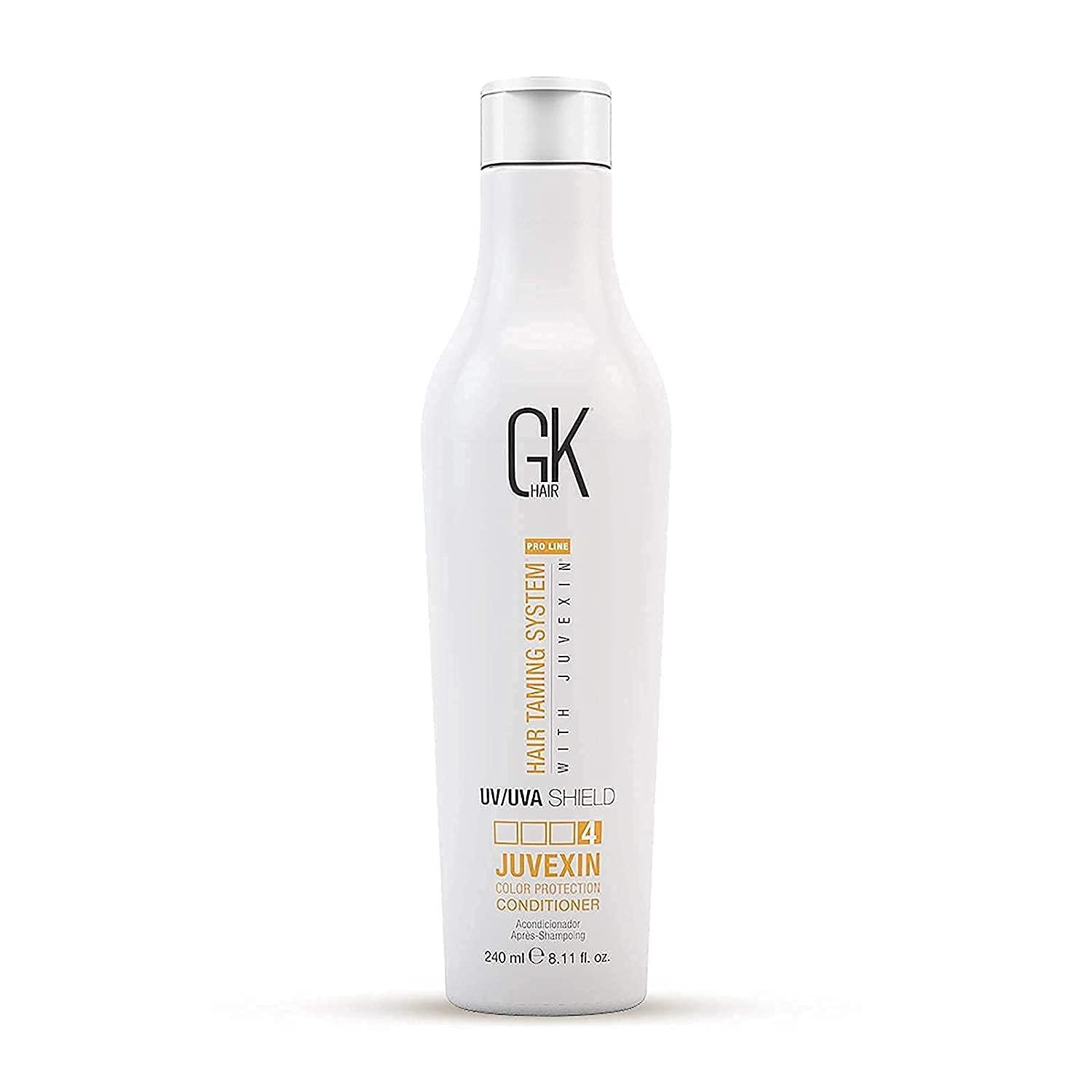 image:imageGK Hair Global Keratin UV Color Shield Conditioner 240 ml Leave in Cream 10ml Sun Heat Protection For Color Treated Dry Damage Frizzy Hair Sulfate Free