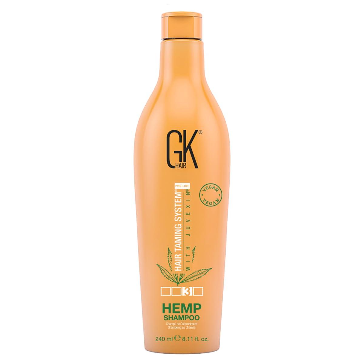 image:imageGK Hair Hemp Hydration and Repair Bundle Shampoo Conditioner and Smoothing Serum Set Vegan Sulfate amp Paraben Free