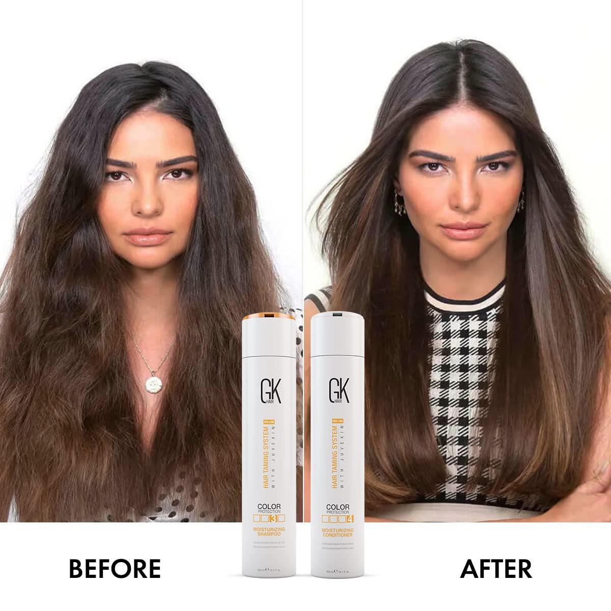 image:imageGK Hair Moisturizing Shampoo and Conditioner Set with Cashmere Hydrating Smoothing Sulfate amp Paraben Free Safe for ColourTreated Hair For Women amp Men
