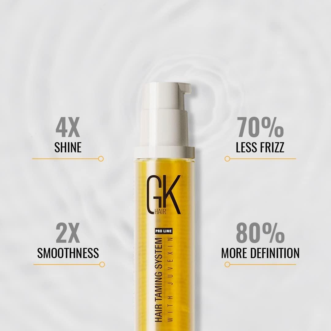 image:imageGKHAIR Smoothing Serum 100 Pure Organic Argan Oil Hydrating Strength Shine Dry Damaged Repair AntiFrizz Moistures Nourishment amp Weightless Styling All Hair Types