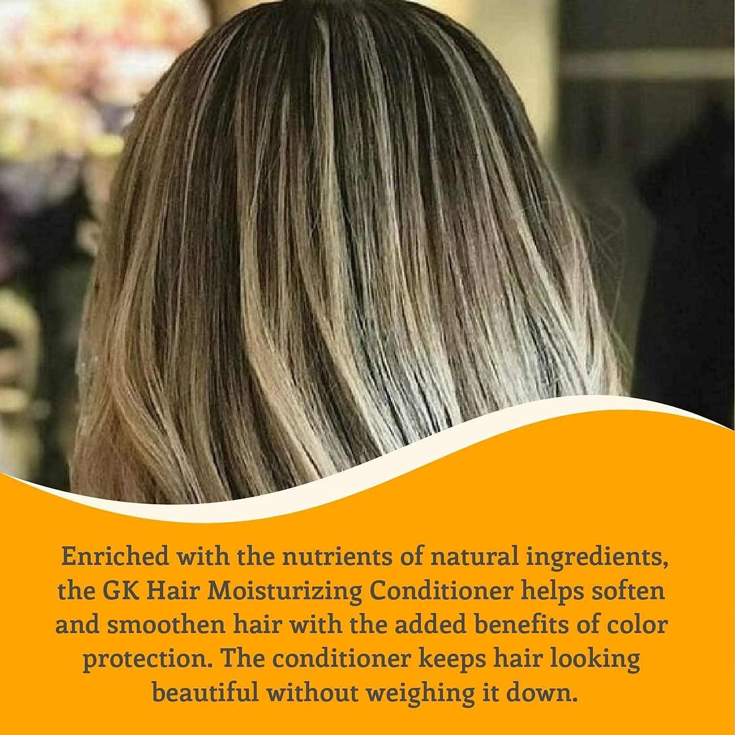 image:imageGlobal Keratin GK Hair Moisturizing Conditioner 338 floz1000ml Moisturizing Conditioner 101 floz300ml