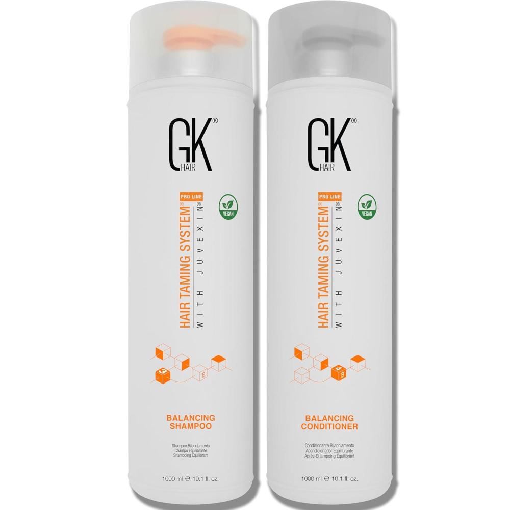 image:imageGK HAIR  Balancing Shampoo and Conditioner Set for Oily Hair Clarifying amp Refreshing Formula with Gentle Fragrance SulfateFree 72Hour Freshness 338 Fl Oz  Ideal for daily use338 Fl Oz