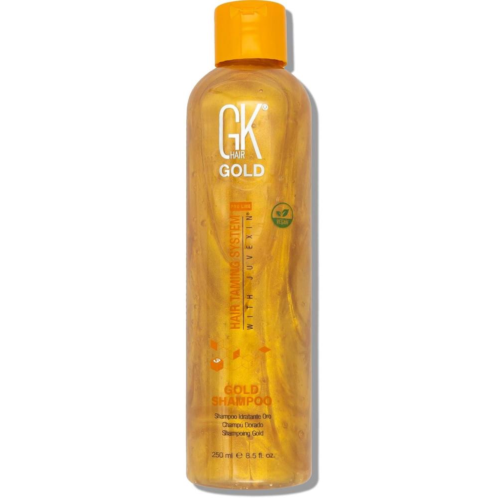 image:imageGK HAIR Balancing Shampoo Repairs Dry Damage For Oily Flaky Itchy Scalp Thinning Removes Impurities Deep Cleansing Natural Moisture Keratin Treatment Sulfate Parabem Free All Hair Types 338 OunceGold Shampoo 85 OZ