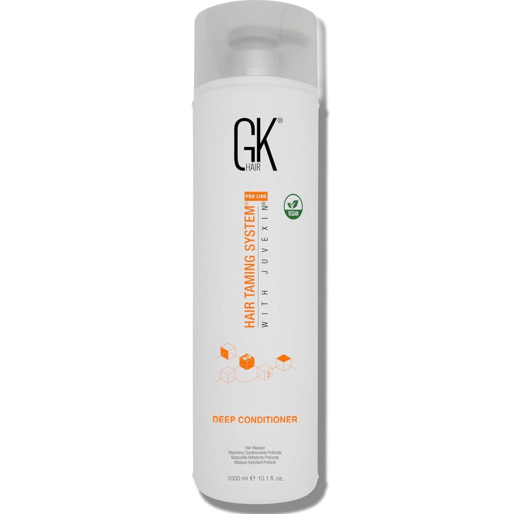 image:imageGK HAIR Global Keratin Deep Conditioner Masque Pack of 2 705 Fl Oz200 g Intense Hydrating Repair Treatment Mask for Dry Damaged Color Treated Frizzy Hair Restoration Formula with JOJOBA Seed Oils338 Fl Oz Pack of 1