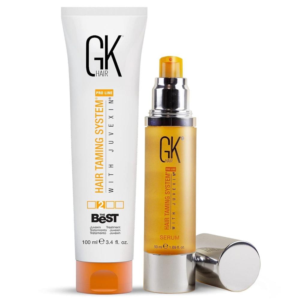 image:imageGK HAIR Global Keratin Smoothing Serum  100 Pure Organic Argan Oil 169 or 034 Fl Strength Shine Dry Damaged Repair And Global Keratin GKhair The Best Professional Hair 100 ml 34 floz
