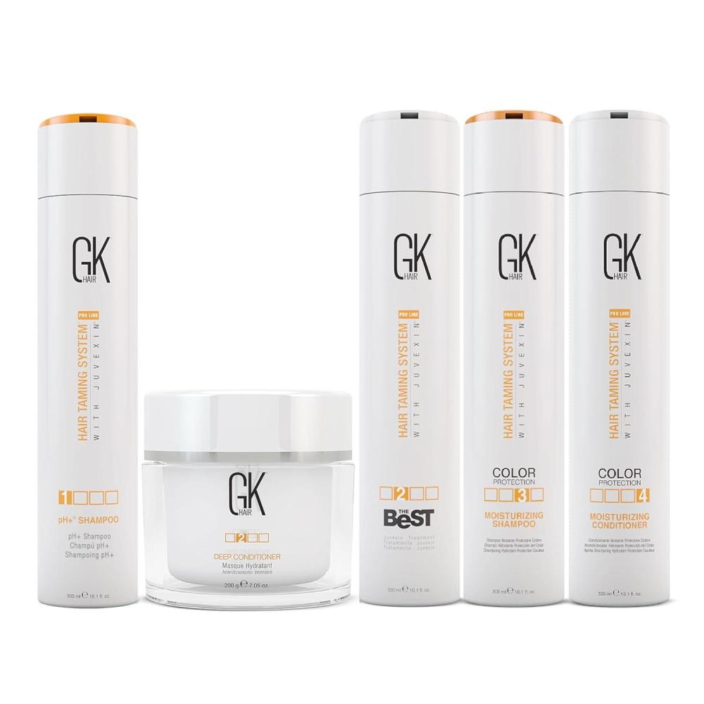image:imageGK HAIR Signature Collection PreTreatment Smoothing Keratin Deep Conditioning and Daily Moisture for Ultimate Hair Transformation