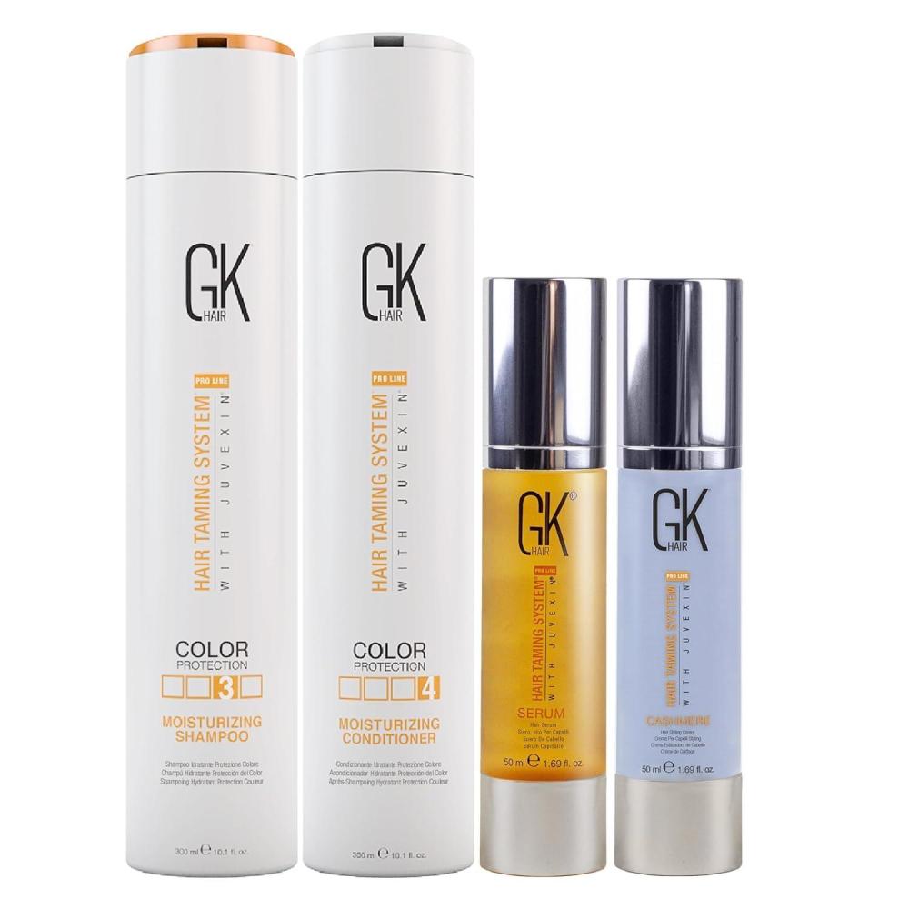 image:imageGlobal Keratin GK Hair Moisturizing Shampoo amp Conditioner 101 floz300ml Serum 50ml Cashmere 50ml