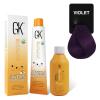 image:imageGK HAIR Global Keratin Mixtones Red Hair Color Cream Tube 34 Fl Oz100ml  20 Volume Developer 5 Fl Oz150ml  Professional Permanent Long Lasting Toner DyeMixtones  Violet