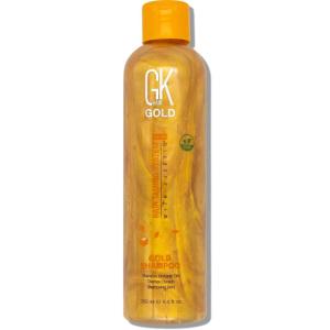 GK HAIR Balancing Shampoo Repairs Dry Damage For Oily Flaky Itchy Scalp Thinning Removes Impurities Deep Cleansing Natural Moisture Keratin Treatment Sulfate Parabem Free All Hair Types – 33.8 Ounce(Gold Shampoo 8.5 OZ)
