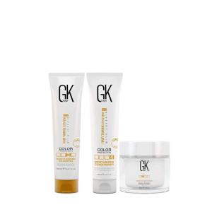 GK HAIR Global Keratin Moisturizing Shampoo and Conditioner Set 100ml – Deep Conditioner Masque 200g/7.5oz Dry Damage Hair Conditioning