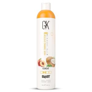 GK HAIR Global Keratin The Best ACAI (33.8 Fl Oz/1000ml) Smoothing Keratin Hair Treatment – Professional Brazilian Complex Blowout Straightening For Silky Smooth & Frizz Free Hair(The Best COCO 1000ml)