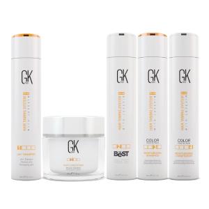 GK HAIR Signature Collection: Pre-Treatment, Smoothing Keratin, Deep Conditioning, and Daily Moisture for Ultimate Hair Transformation