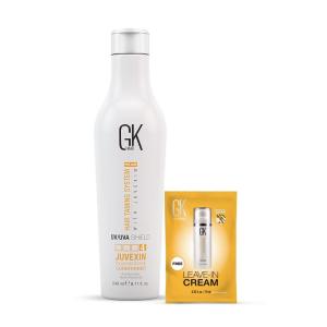 GK Hair Global Keratin UV Color Shield Conditioner 240 ml – Leave in Cream 10ml Sun Heat Protection For Color Treated Dry Damage Frizzy Hair – Sulfate Free