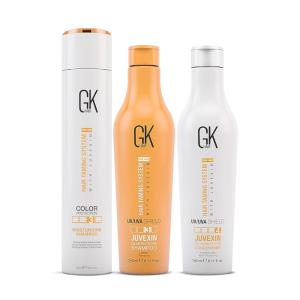 GK Hair Keratin Color Shield & Moisturizing Care Set: Shampoo and Conditioner Duo for Ultimate Hair Protection and Hydration – Sulfate and Paraben Free