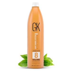 Global Keratin GK HAIR Professional Hair Creme 8 Volume Developer 33.8 Fl Oz for Hair Coloring Bleach – High-Performance Long Lasting Semi-Permanent Hair Color Toner Dye