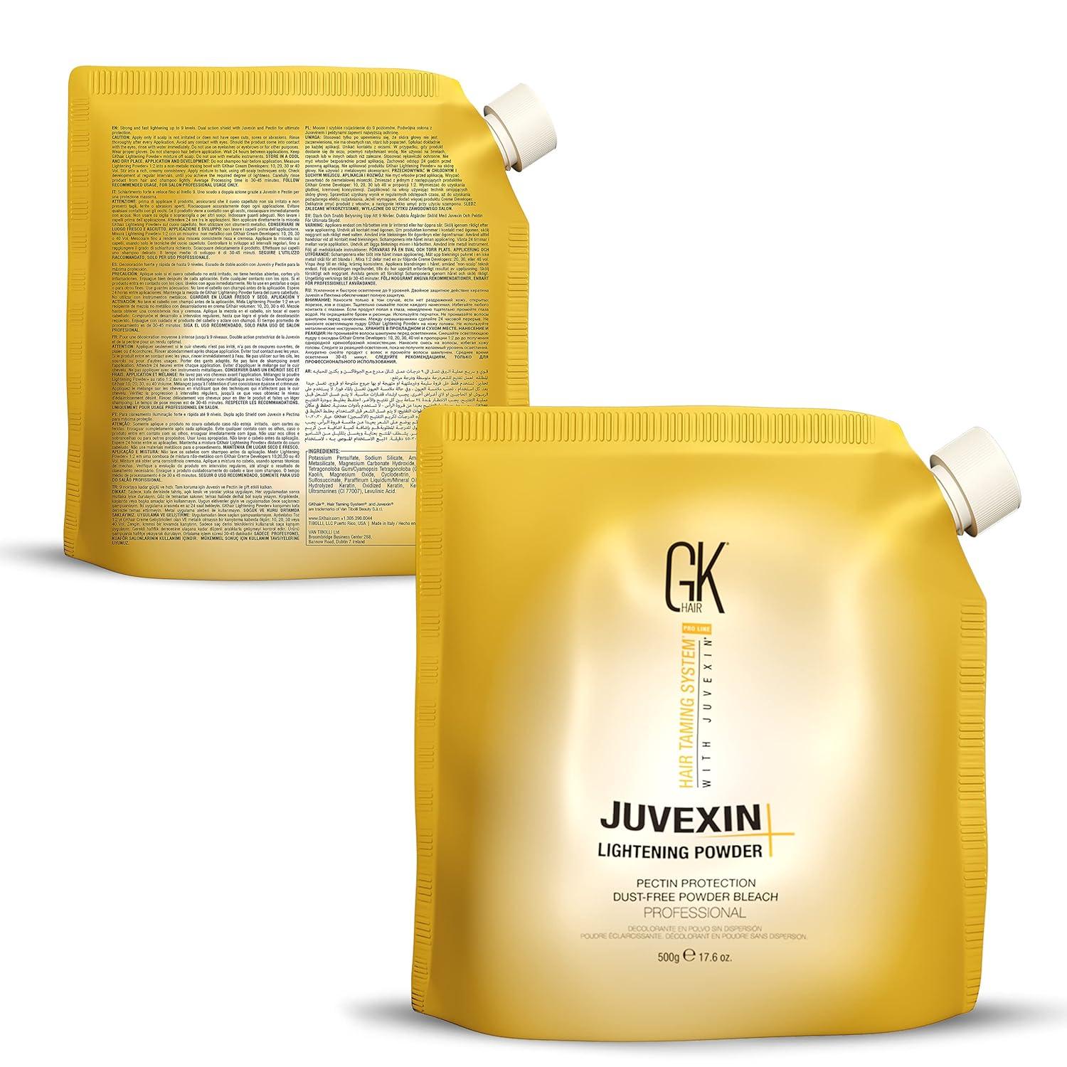 image:imageGK HAIR Global Keratin Lightening Powder 176 Fl Oz500g Pectin Protection Dust Free Powder Bleach Fast Acting Blue Base Prevents Loss of Moisture Provide Ideal Viscosity176 Fl Oz