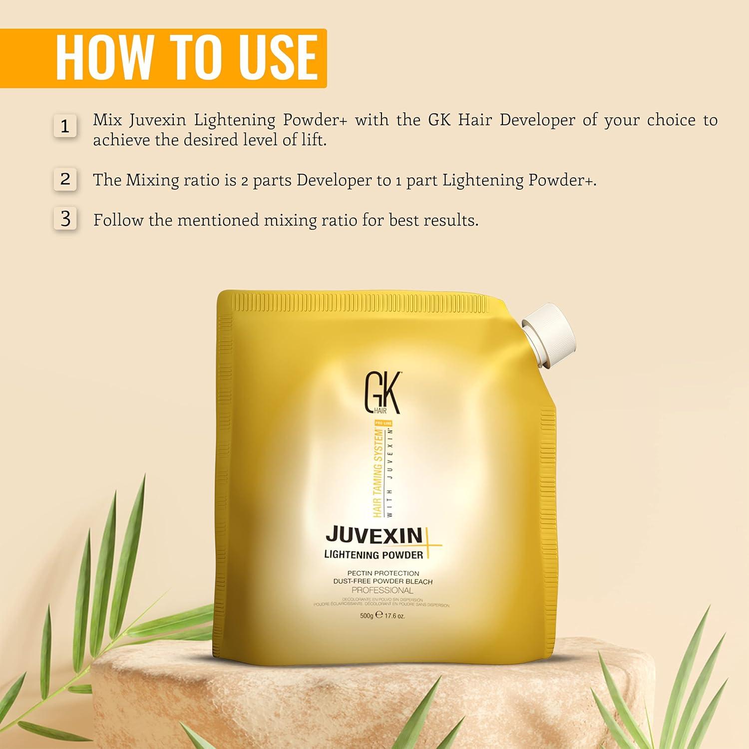 image:imageGK HAIR Global Keratin Lightening Powder 176 Fl Oz500g Pectin Protection Dust Free Powder Bleach Fast Acting Blue Base Prevents Loss of Moisture Provide Ideal Viscosity176 Fl Oz