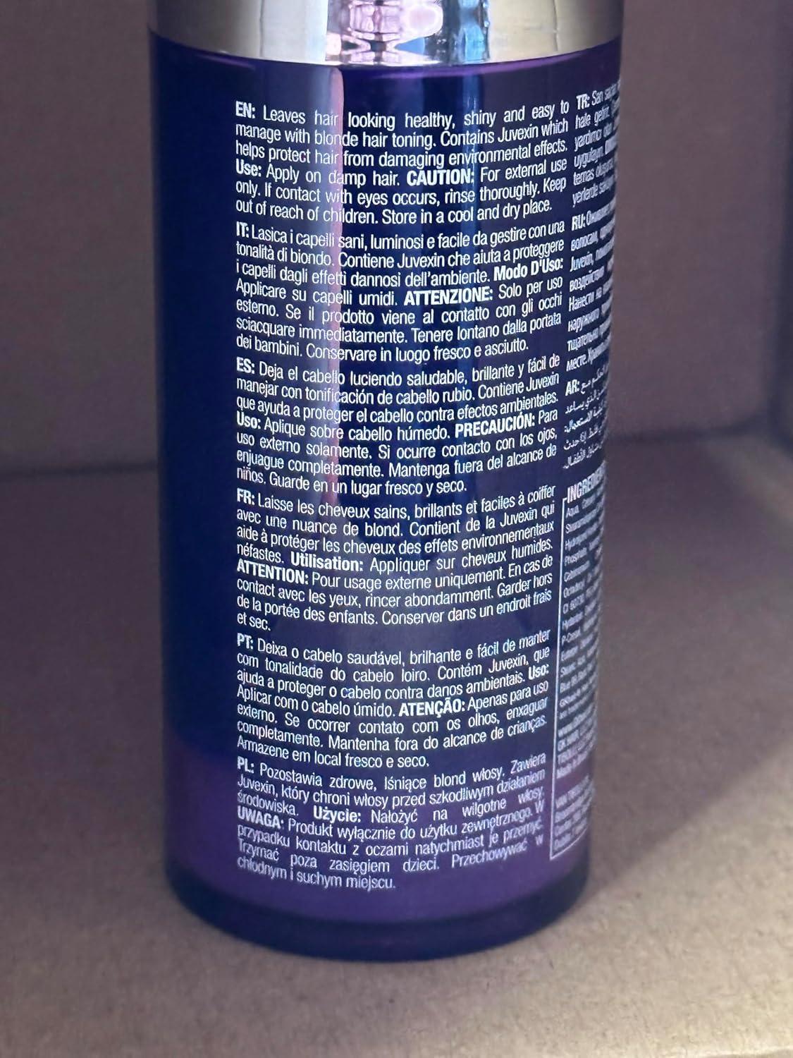 image:imageGK HAIR Global Keratin Silver Bombshell Shampoo 280ml and Leave In Bombshell Cream 100ml Set for Blonde hairs removes yellow brassy tone
