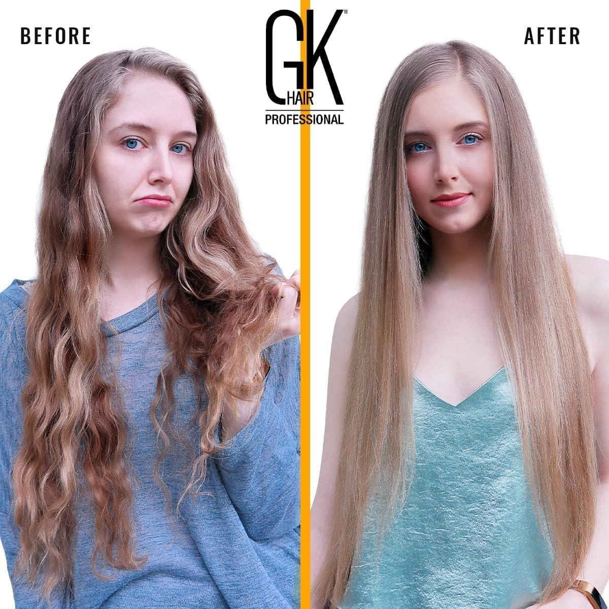 image:imageGK HAIR pH PreTreatment Clarifying Shampoo 1000ml Silver Bombshell Shampoo 710ml with LeaveIn Bombshell Cream 100ml Ultimate Hair Care Set for Damage Dull Blonde and Gray Hair
