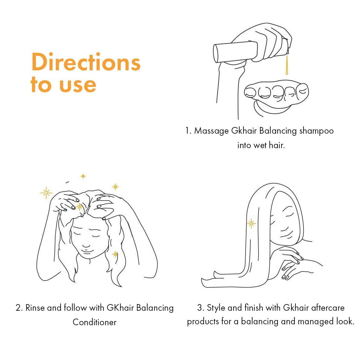 image:imageGlobal Keratin GK Hair Moisturizing Shampoo and Conditioner Set 300ml I Organic Argan Oil Hair Serum 50ml For Frizz Control Dry Damage Hair Repair I Vent Brush 3 Inch Rubber Handle