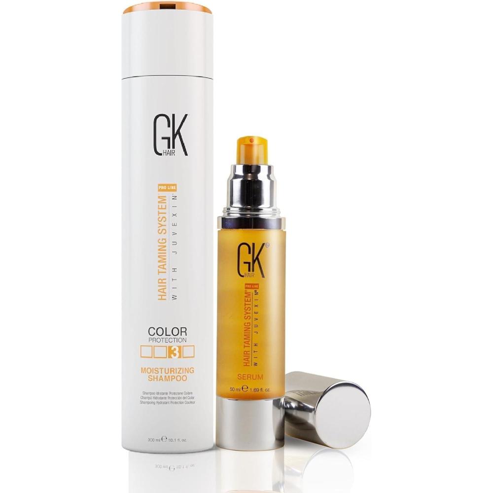 image:imageGK Hair Global Keratin Shampoo Travel Set Duo Moisturizing Shampoo 300ml with Serum 50ml