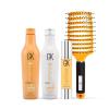 image:imageGlobal Keratin GK HAIR Shield Shampoo and Conditioner Duo 240ml 811 fl oz  Organic Argan Oil Hair Serum 50ml For Frizz Control Dry Damage Hair Repair I Vent Brush 25 Inch Rubber Handle