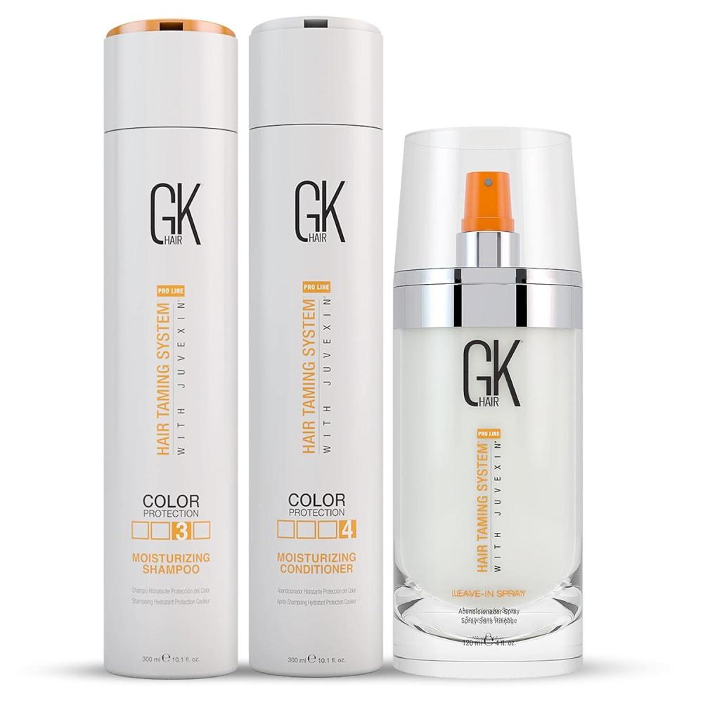 image:imageGlobal Keratin GK Hair Moisturizing Shampoo and Conditioner Set 300ml I Leave in Conditioner Spray 120ml4 fl oz