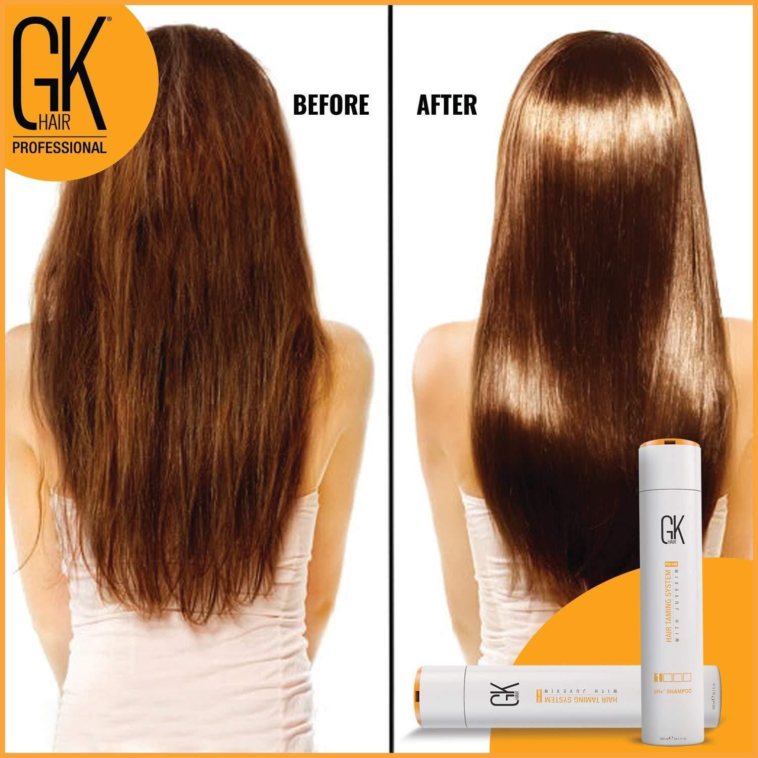 image:imageGK HAIR Global Keratin Purple ShampooToner Silver Bombshell for Blonde Clarifying Shampoo for Deep Hair Cleansing Remove Impurities pH PreTreatment 280ml