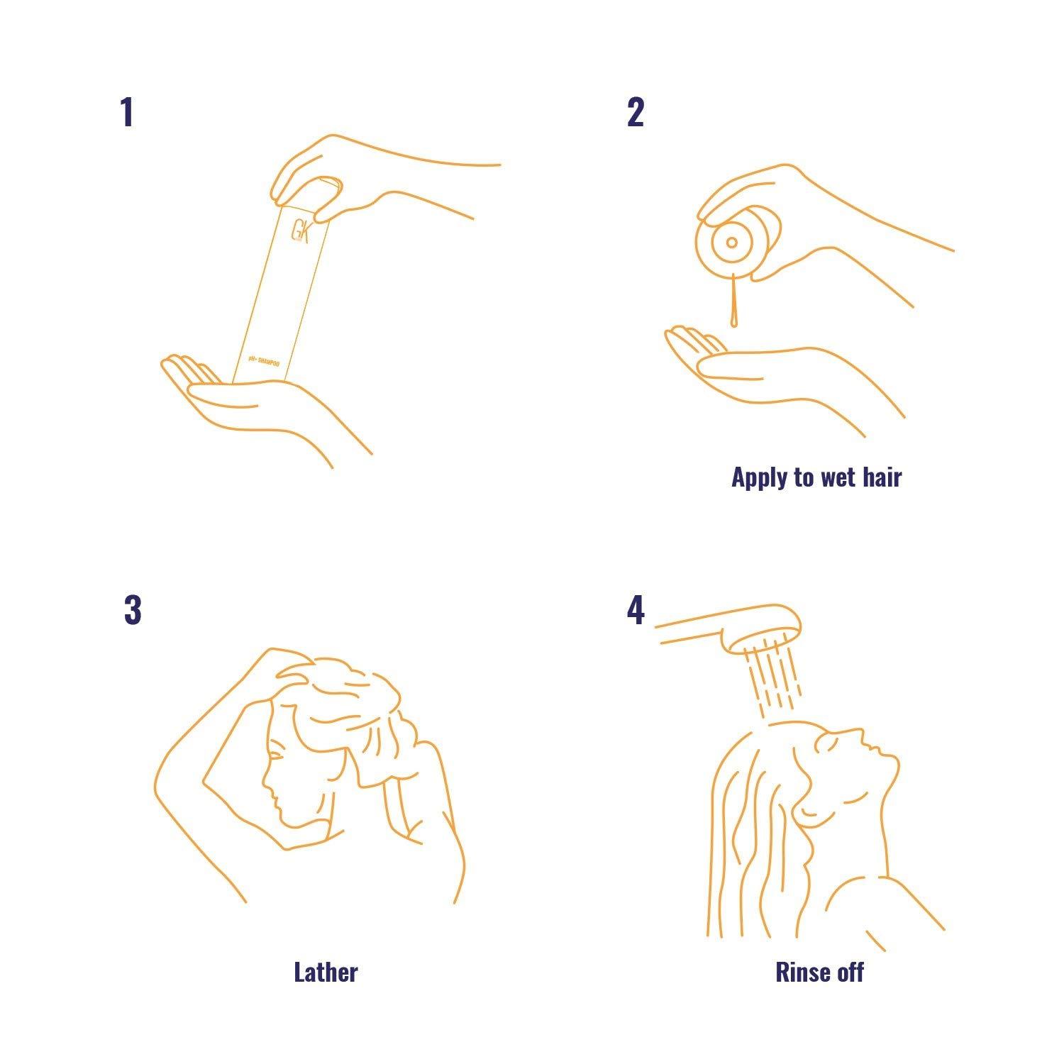 image:imageGK HAIR Global Keratin Purple ShampooToner Silver Bombshell for Blonde Clarifying Shampoo for Deep Hair Cleansing Remove Impurities pH PreTreatment 280ml