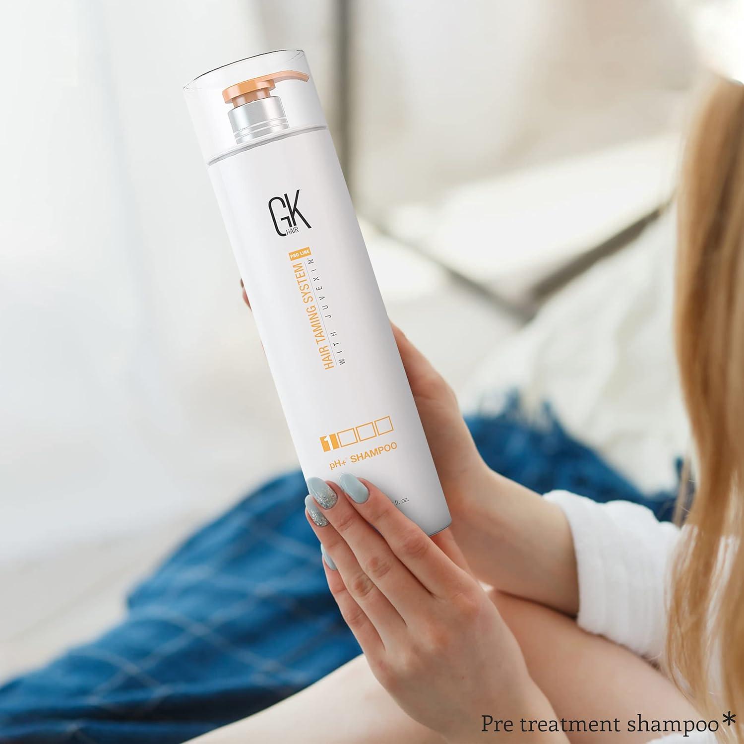 image:imageGK HAIR Global Keratin pH PreTreatment Clarifying Shampoo 1000ml 338 fl oz Purple ShampooToner Silver Bombshell 710ml Leave In Bombshell Cream 100ml 34 fl oz