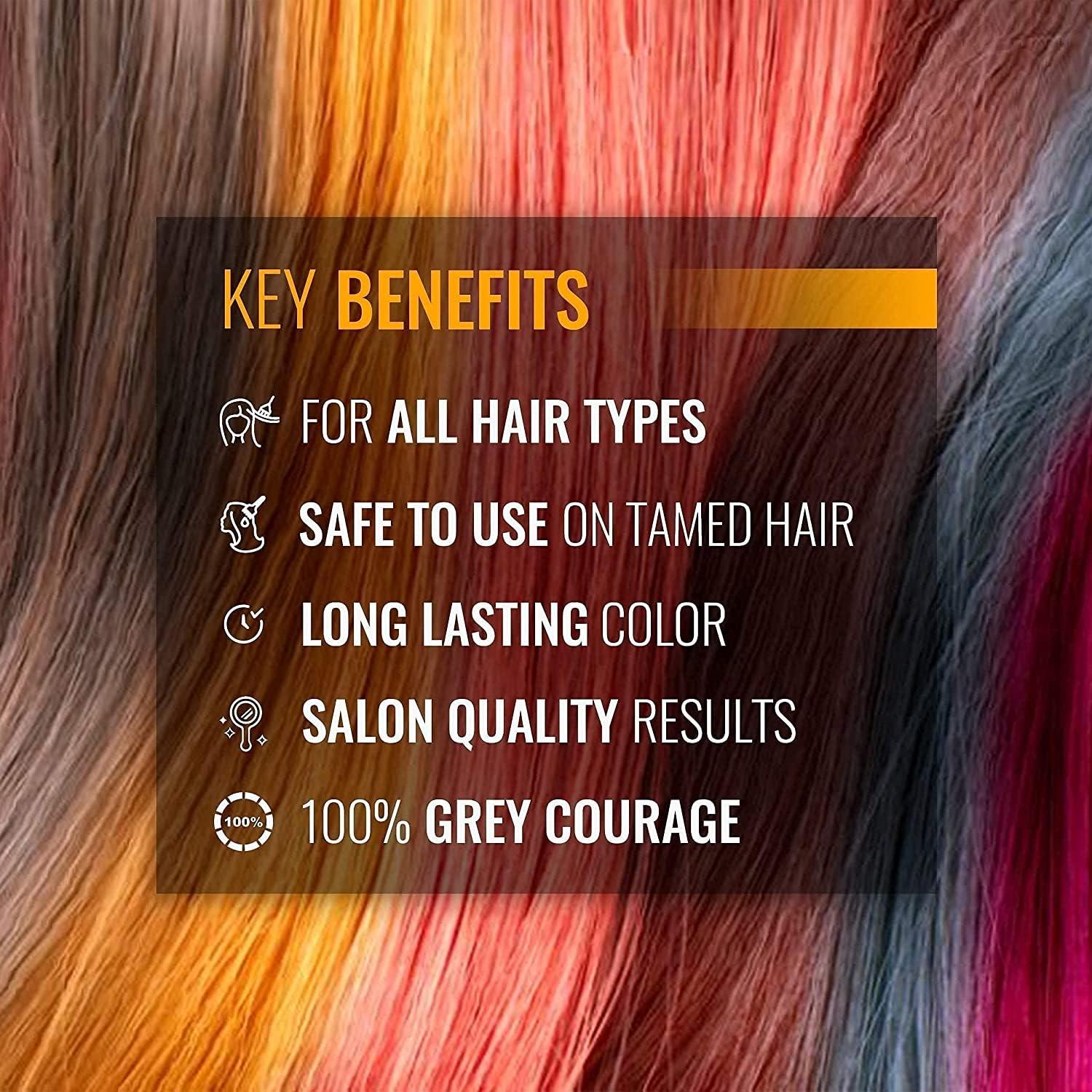 image:imageGlobal Keratin GK HAIR Professional Hair Color Cream Tube 34 Fl Oz Nourishing amp Cleansing Colors Hair Creme 20 Volume Developer 338 Fl Oz for Hair Coloring Blea