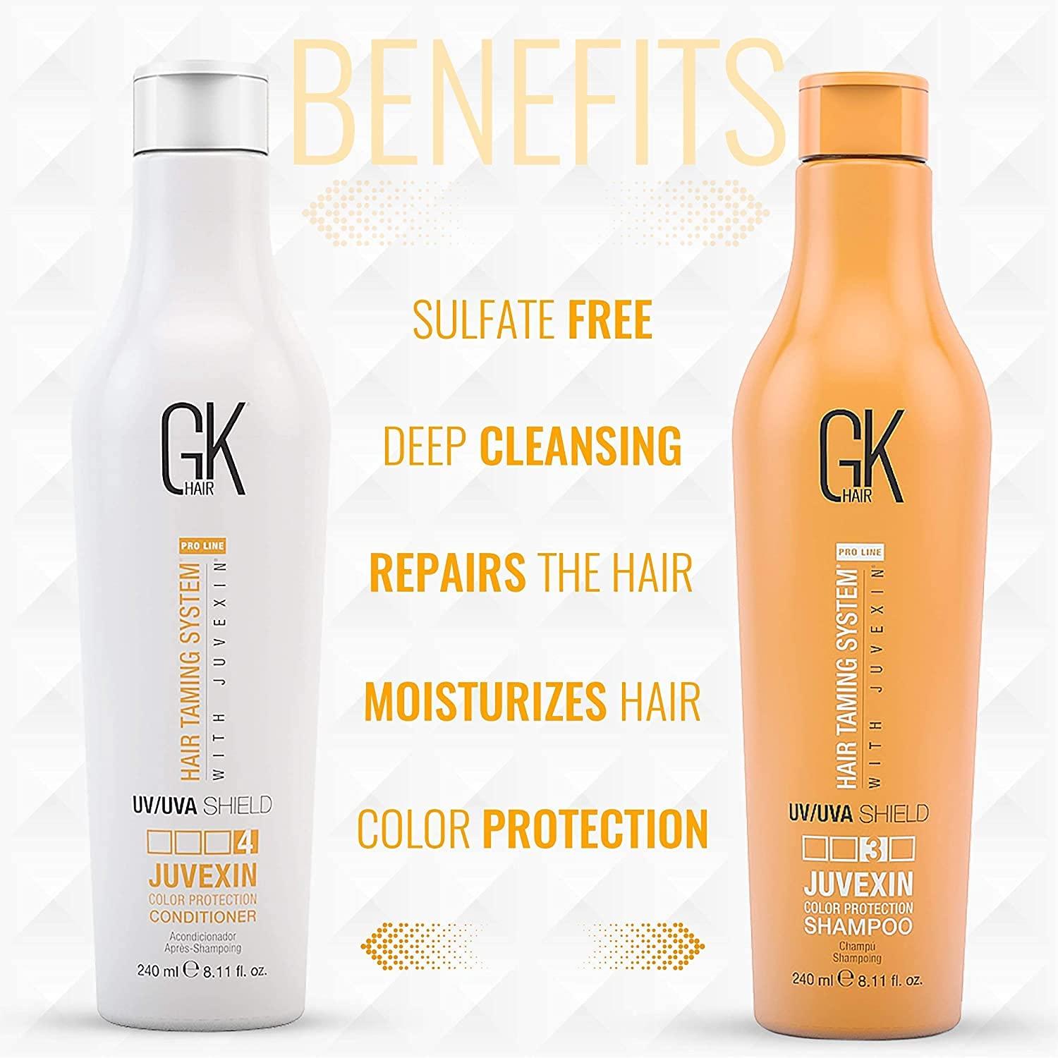 image:imageGK HAIR Global Keratin Colored Shield Shampoo and Conditioner Sets 480 ml