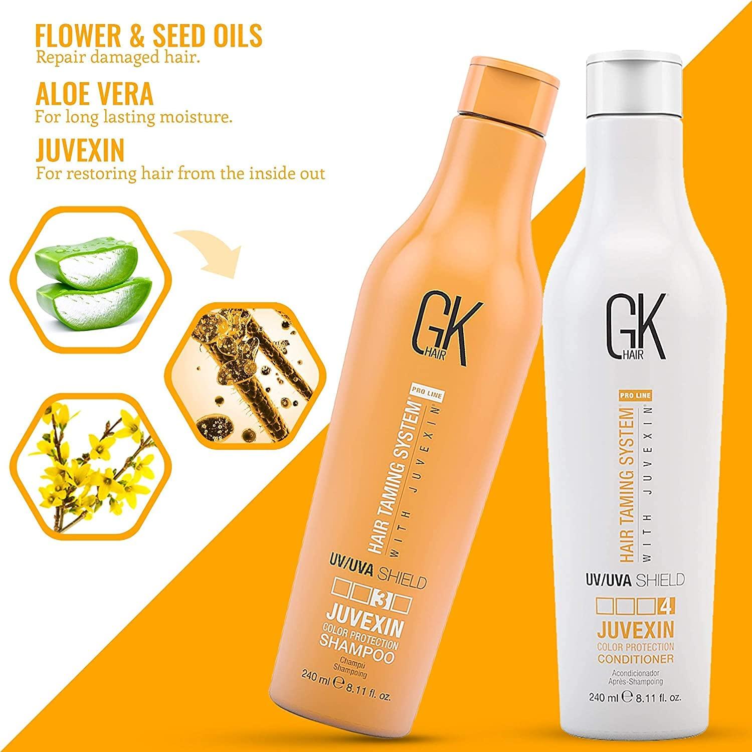 image:imageGK HAIR Global Keratin Colored Shield Shampoo and Conditioner Sets 480 ml