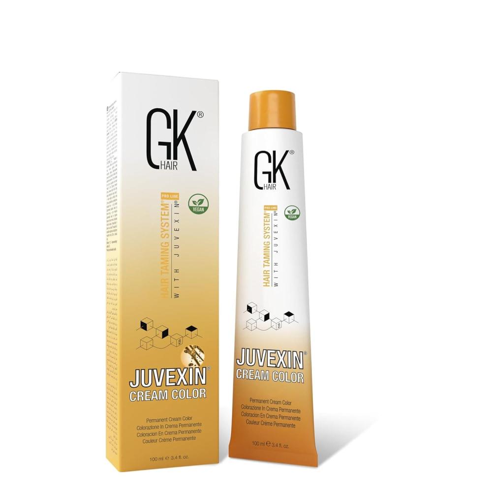 image:imageGK HAIR Color Cream 882 Light Moka Irise Blonde 34 Oz 100 Grey Coverage Hair Color Semi Demi or Permanent Results via Developer Choice Salon Quality Hair Dye for Women amp Men